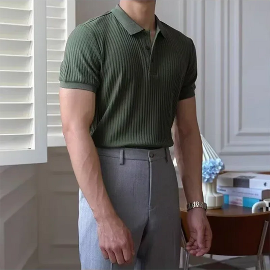 Polo Tricot Listras Verticais – Classic Edition